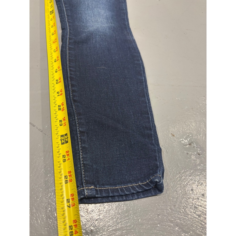 Lucky Brand Womens Skinny Jeans Dark Wash Denim Size 4 27 Regular Mid Rise - Picture 5 of 7